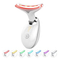 Neck and Face Massager with Vibration and Light Therapy